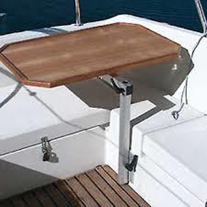 Swivel table legs for yachts Patas de mesa giratorias para yates.