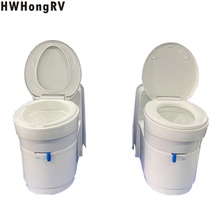 Inodoro para furgoneta RV Inodoro para barco con recipiente giratorio