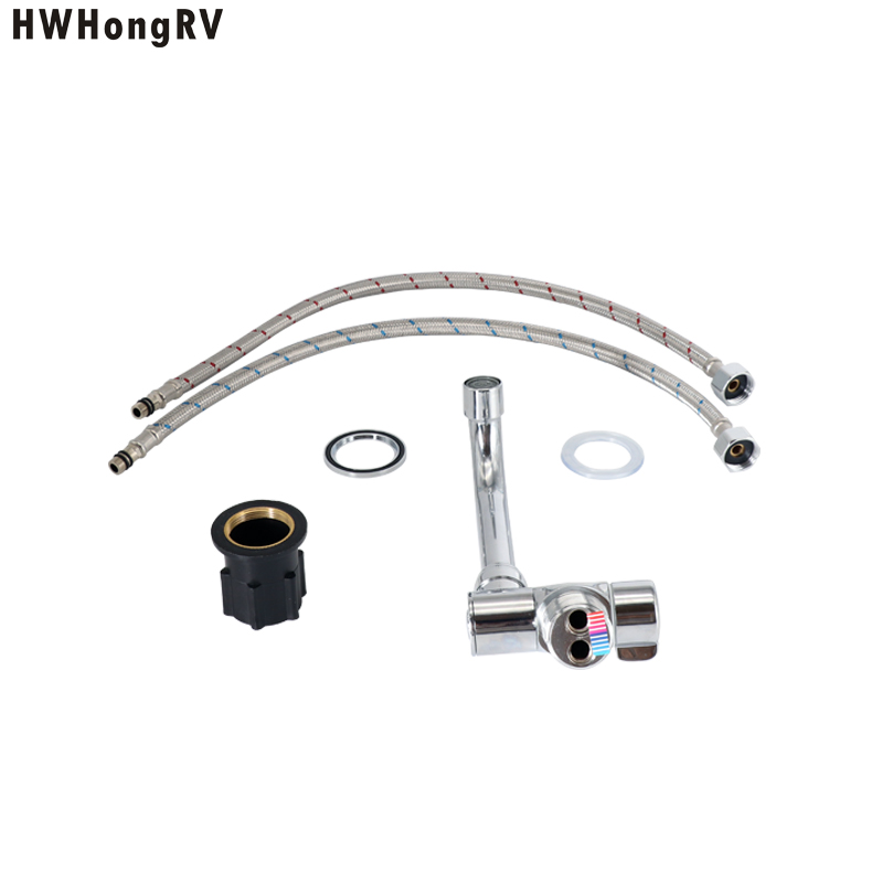 Grifo de lavabo de baño de un solo orificio caliente y frío, grifo de lavabo giratorio de un solo orificio, tubería de agua giratoria 360