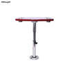 HWHongRV Fácil de desmontar campervan rv Patas de mesa telescópicas con tablero de roble Aleación de aluminio