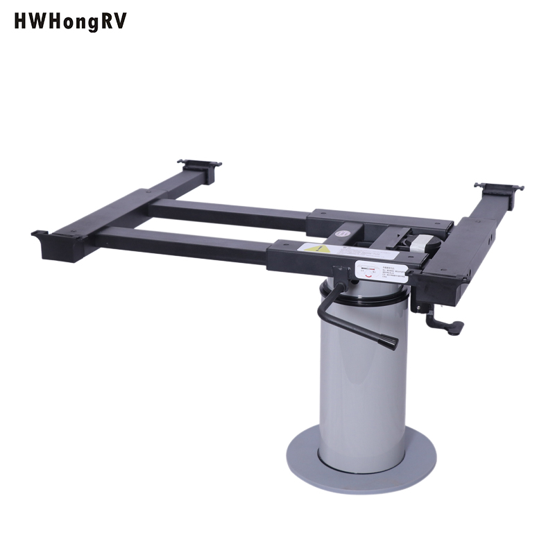 Elevador neumático Pata de mesa ajustable para caravana con sistema deslizante para mesa de picnic RV para remolque de viaje