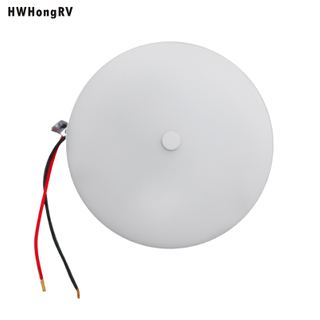 HWHongRV-luz LED Interior de 10V-30V, luz de disco RV de 4,3 pulgadas con interruptor, lámpara de techo RV de 3W, accesorio para autocaravana marina