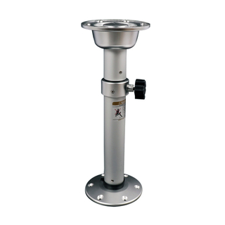 HT- M01LS Pata de mesa ajustable para autocaravana Pata de mesa fácil de desmontar Soporte de mesa telescópico para caravana para autocaravana y vehículo recreativo marino Soporte de mesa ajustable en altura continuo fabricado en aluminio