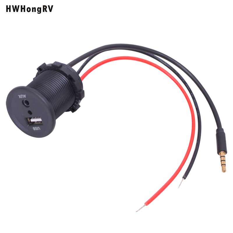 Conector USB incorporado para autocaravana con puertos duales para la furgoneta camper