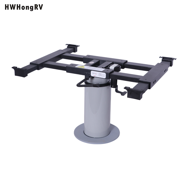 Elevador neumático Pata de mesa ajustable para caravana con sistema deslizante para mesa de picnic RV para remolque de viaje