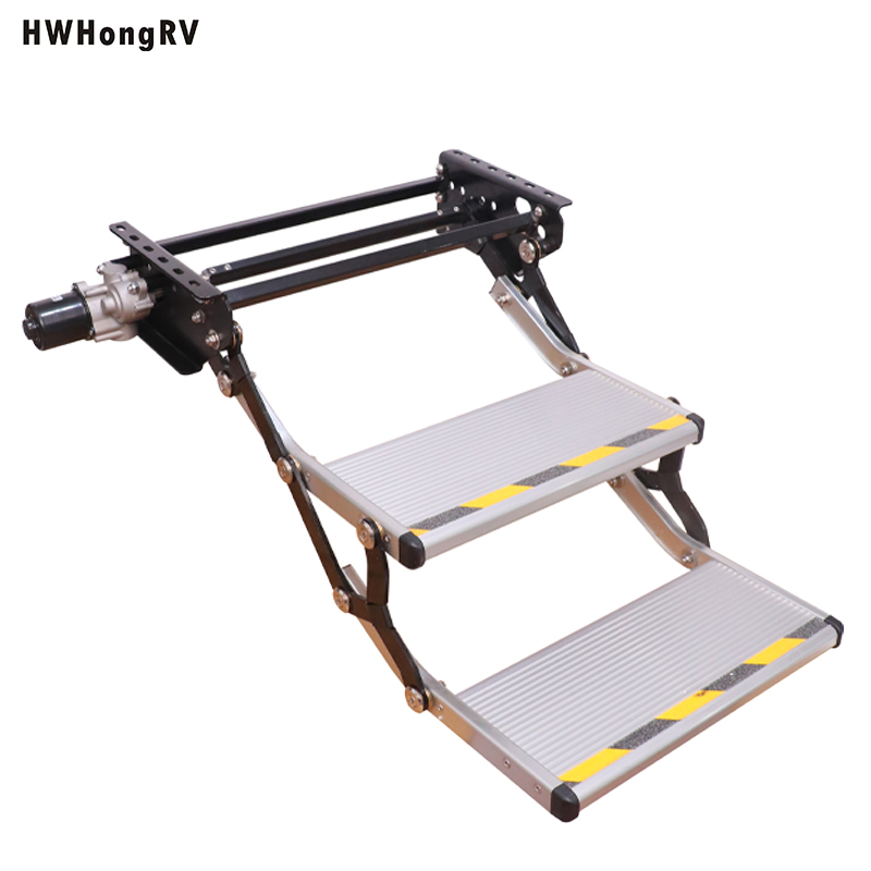 Accesorios para caravanas, escalera de mano eléctrica para autobús de 12v para furgonetas, autocaravana y remolque