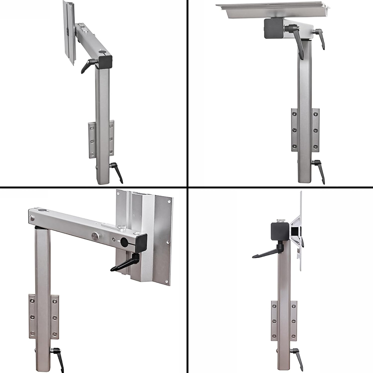 HWHongRV Pata de mesa para Rv con mesa plegable giratoria de 360 ​​grados extraíble de aleación de aluminio de primera calidad, soporte para patas de mesa para Rv, pontón, camión, camper, remolque de viaje