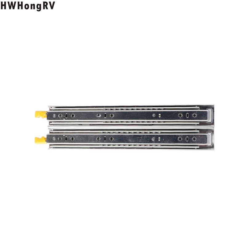 HC-5303T Corredera de bola de alta resistencia, totalmente extraíble, de tres secciones, para autocaravanas