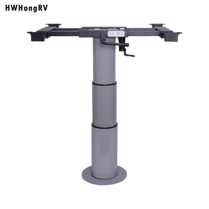 Elevador neumático Pata de mesa ajustable para caravana con sistema deslizante para mesa de picnic RV para remolque de viaje