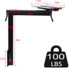 Pata de mesa para Rv con tapa de mesa plegable, giratoria de 360 ​​grados, extraíble, aleación de aluminio premium, soporte para patas de mesa para Rv, pontón, camión, caravana, remolque de viaje...