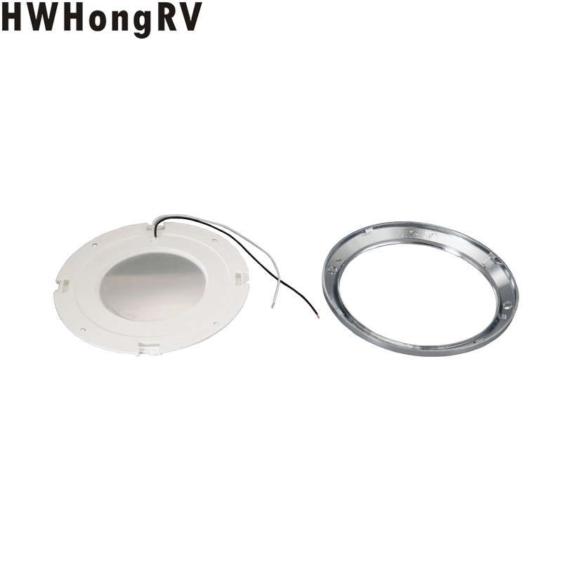 Lámpara redonda grande para RV con interruptor de encendido y apagado