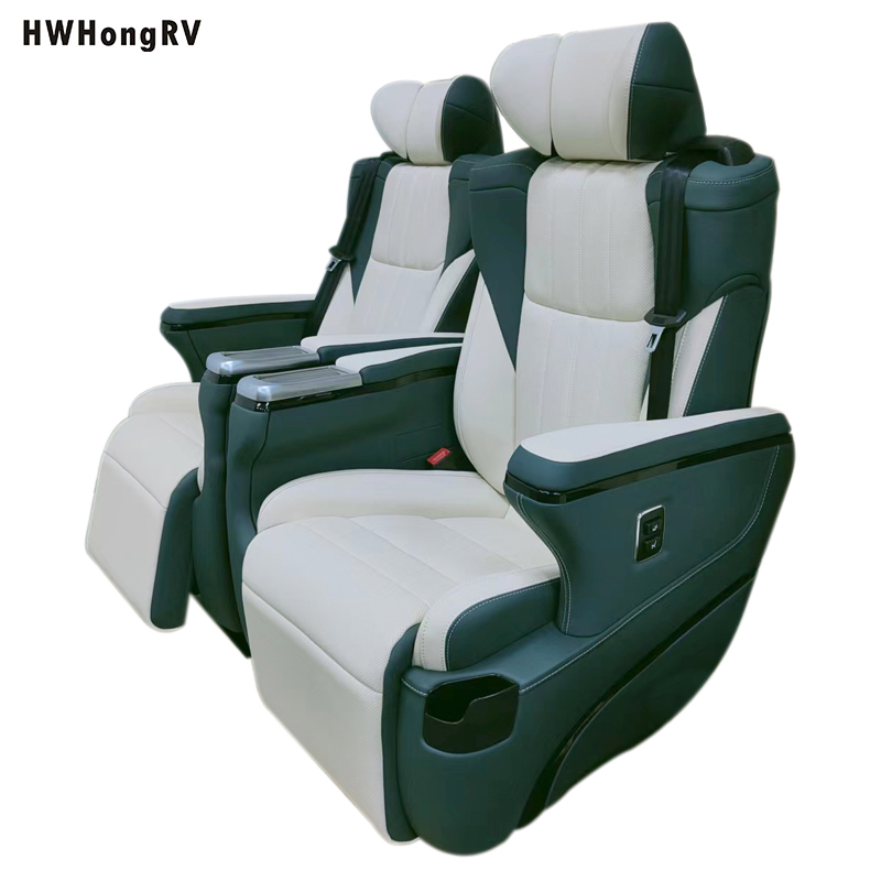 HWHongRV asiento de coche eléctrico para furgoneta MPV limusina RV autocaravana camper van asientos interiores de lujo Coaster Alphard Vellfire