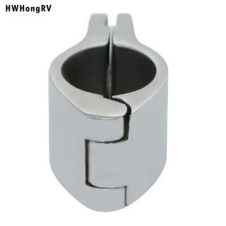 HWHongRV Accesorio de hardware marino de acero inoxidable apto para diapositiva de mandíbula superior de barco Perno de ajuste superior de barco de acero inoxidable Abrazadera de tubo de perno deslizante de mandíbula seamarinehardware (360)