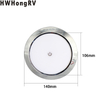HL-D139S--Luz de techo para remolque Luz de techo para yate Luz de techo Sojourner Luz de techo para remolque de 12 V Luz de techo LED blanca Luz de techo para remolque Luz de gabinete ultrafina Luz para dormitorio Coche yate