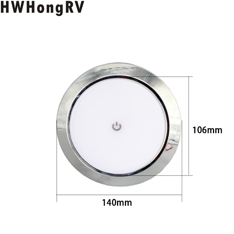 HL-D139S--Luz de techo para remolque Luz de techo para yate Luz de techo Sojourner Luz de techo para remolque de 12 V Luz de techo LED blanca Luz de techo para remolque Luz de gabinete ultrafina Luz para dormitorio Coche yate