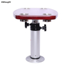 HWHongRV campervan ajustable Pata de mesa móvil para autocaravana rv con tablero de roble Aleación de aluminio