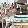 Mesa Camper, Pata de Mesa Ajustable para Camper, Patas de Mesa telescópicas para RV, Pata elevadora para Camper para Marina y yate