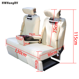Confort Reposabrazos central Color Personalizado Lujo Respaldo de cuero Sofá Asientos Interior Tuning MPV VAN RV Asiento limusina