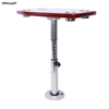 HWHongRV Fácil de desmontar campervan rv Patas de mesa telescópicas con tablero de roble Aleación de aluminio