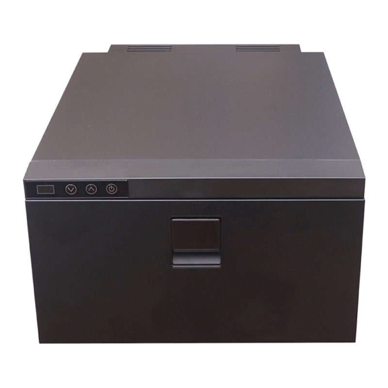 El refrigerador extraíble para automóvil se puede ocultar como refrigerador para camión, el refrigerador con cajón de 30 l de capacidad se puede conectar a 12 V y 24 V