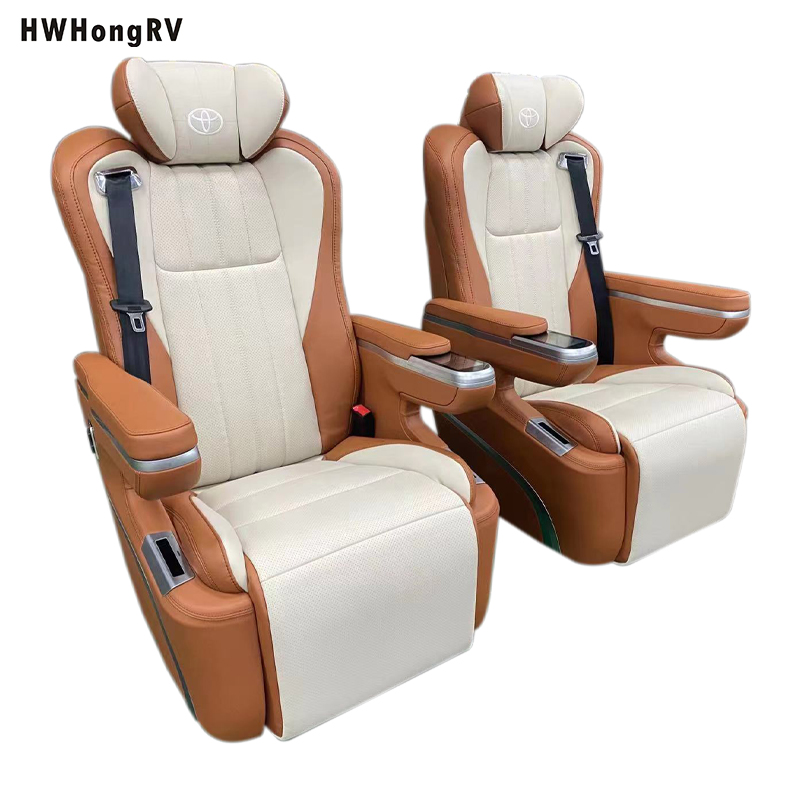 HWHongRV asiento de coche eléctrico para furgoneta MPV limusina RV autocaravana camper van asientos interiores de lujo Coaster Alphard Vellfire