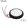 Lámpara de techo LED de 10-30V, lámpara Interior de remolque para autocaravana de 3 pulgadas, luz LED de 3W, montaje de techo de 3200K para yate con anillo negro