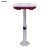 HWHongRV Casa rodante marina fácil de desmontar Patas de mesa ajustables en cualquier altura con tablero de roble Aleación de aluminio