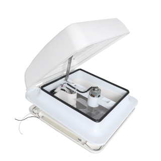 Ventilador RV de 280x280mm, ventilador de escape de 12v, ventilador de escape de techo bidireccional blanco para inodoro, extractor de techo