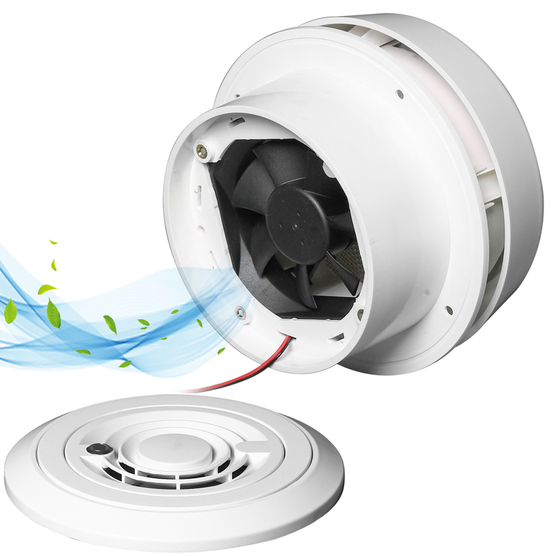 Extractor de aire para vehículos recreativos de 12 V, ventilador de ventilación de techo de 60 CFM, ventilación de techo para vehículos recreativos, extractor de techo para caravanas de ABS para barcos marinos, yates, remolques y autocaravanas
