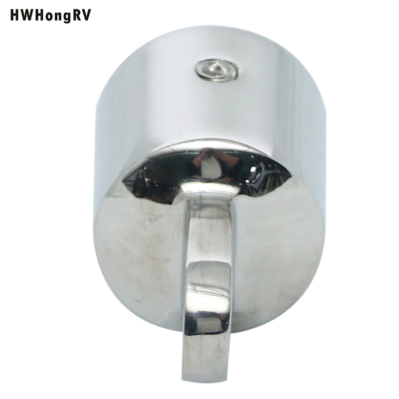 HWHongRV EXTERIOR DEL OJO SS 25 MM Tapa del extremo del ojo Hardware de montaje superior Acero inoxidable marino 316 Grado resistente Bimini Top Acero inoxidable Extremo del ojo Bola y casquillo 