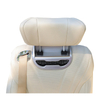 El asiento trasero del asiento de aviación de doble asiento del vehículo comercial se puede aplanar cuando el asiento del monovolumen de la cama está ventilado con un gabinete oculto con cinturón calefactable