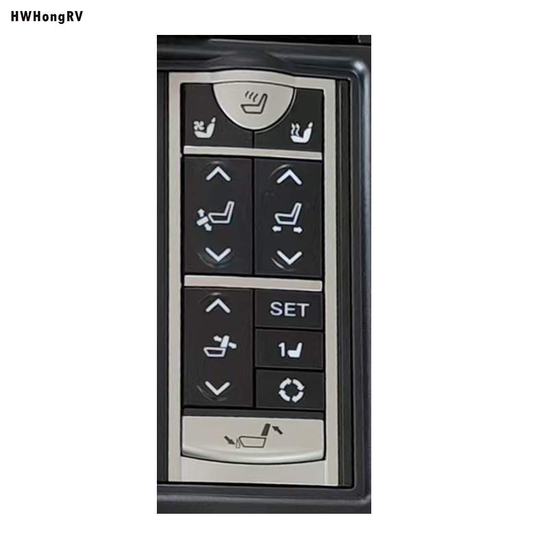 Asientos tipo cápsula modificados para vehículos recreativos con ajuste potente y control deslizante eléctrico