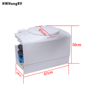 HWhongRV-inodoro eléctrico de casete para coche RV, caravana, autocaravana y barco yate