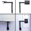 Pata de mesa para Rv con tapa de mesa plegable, giratoria de 360 ​​grados, extraíble, aleación de aluminio premium, soporte para patas de mesa para Rv, pontón, camión, caravana, remolque de viaje...