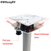 Pata de mesa de pared para autocaravana con control deslizante y casas rodantes Patas de mesa abatibles extendidas de doble capa con cabezal de mesa doble