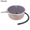 HWHongRV accesorios caravana autocaravana Campervan Fregadero de acero inoxidable con tapa de cristal lavabo plegable para barco grifo integrado