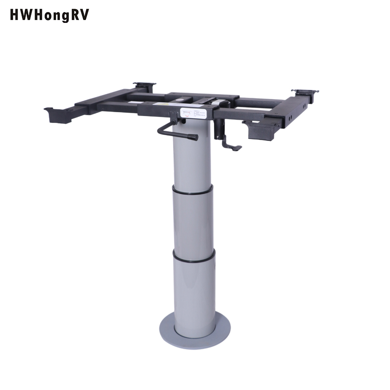 Elevador neumático Pata de mesa ajustable para caravana con sistema deslizante para mesa de picnic RV para remolque de viaje