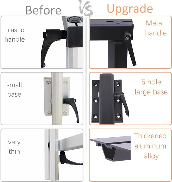 Pata de mesa para Rv con tapa de mesa plegable, giratoria de 360 ​​grados, extraíble, aleación de aluminio premium, soporte para patas de mesa para Rv, pontón, camión, caravana, remolque de viaje...