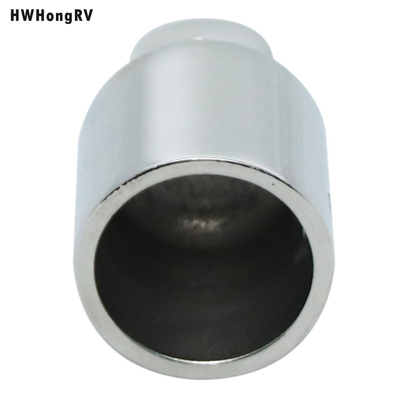 HWHongRV EXTERIOR DEL OJO SS 25 MM Tapa del extremo del ojo Hardware de montaje superior Acero inoxidable marino 316 Grado resistente Bimini Top Acero inoxidable Extremo del ojo Bola y casquillo 